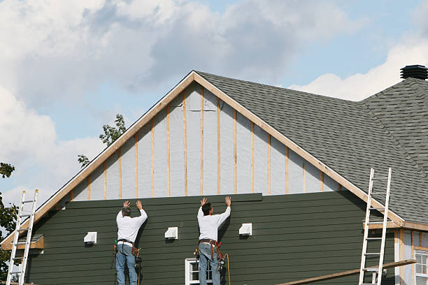 Professional Siding Contractor technician working in Springfield, MA